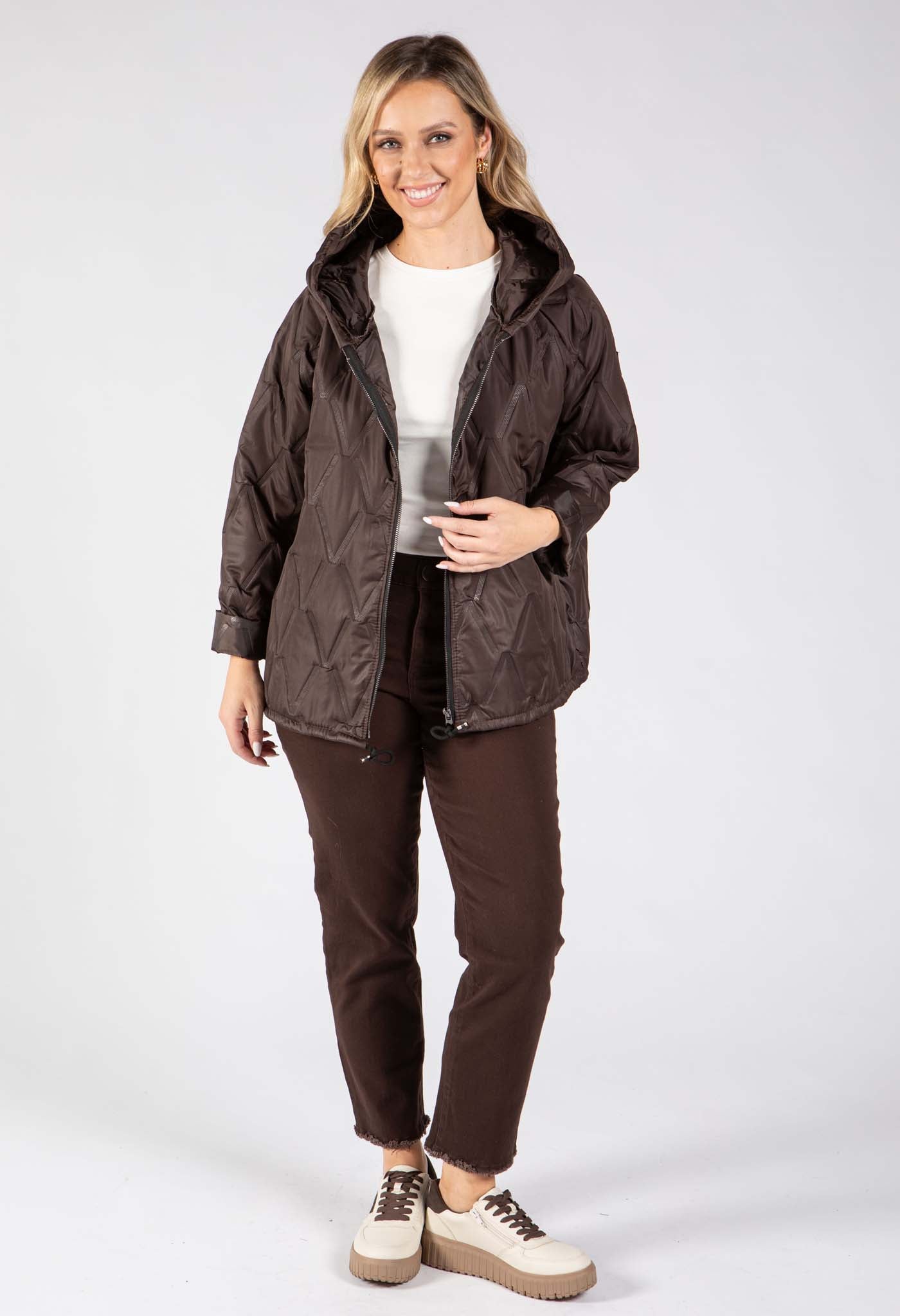 Hooded Quilted Jacket