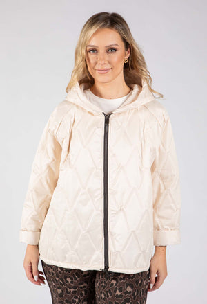 Hooded Quilted Jacket