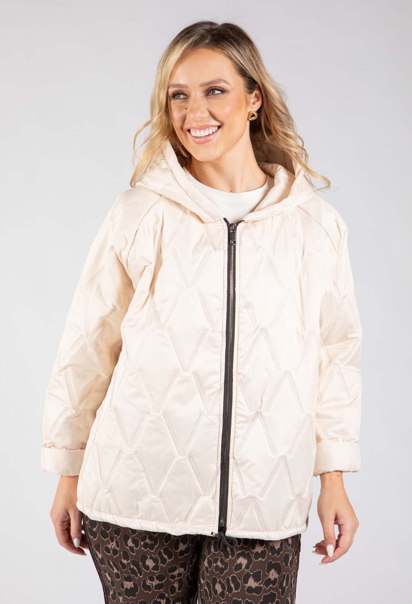 Hooded Quilted Jacket