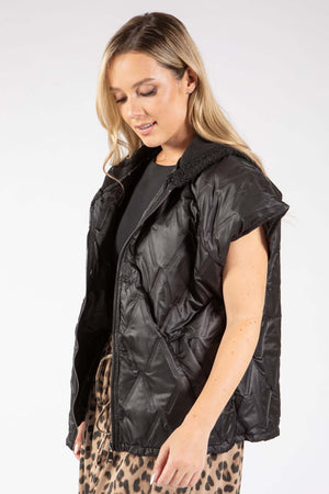 Short Sleeve Quilted Gilet
