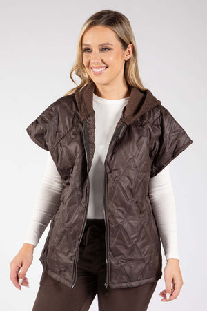 Short Sleeve Quilted Gilet