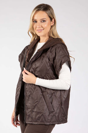 Short Sleeve Quilted Gilet