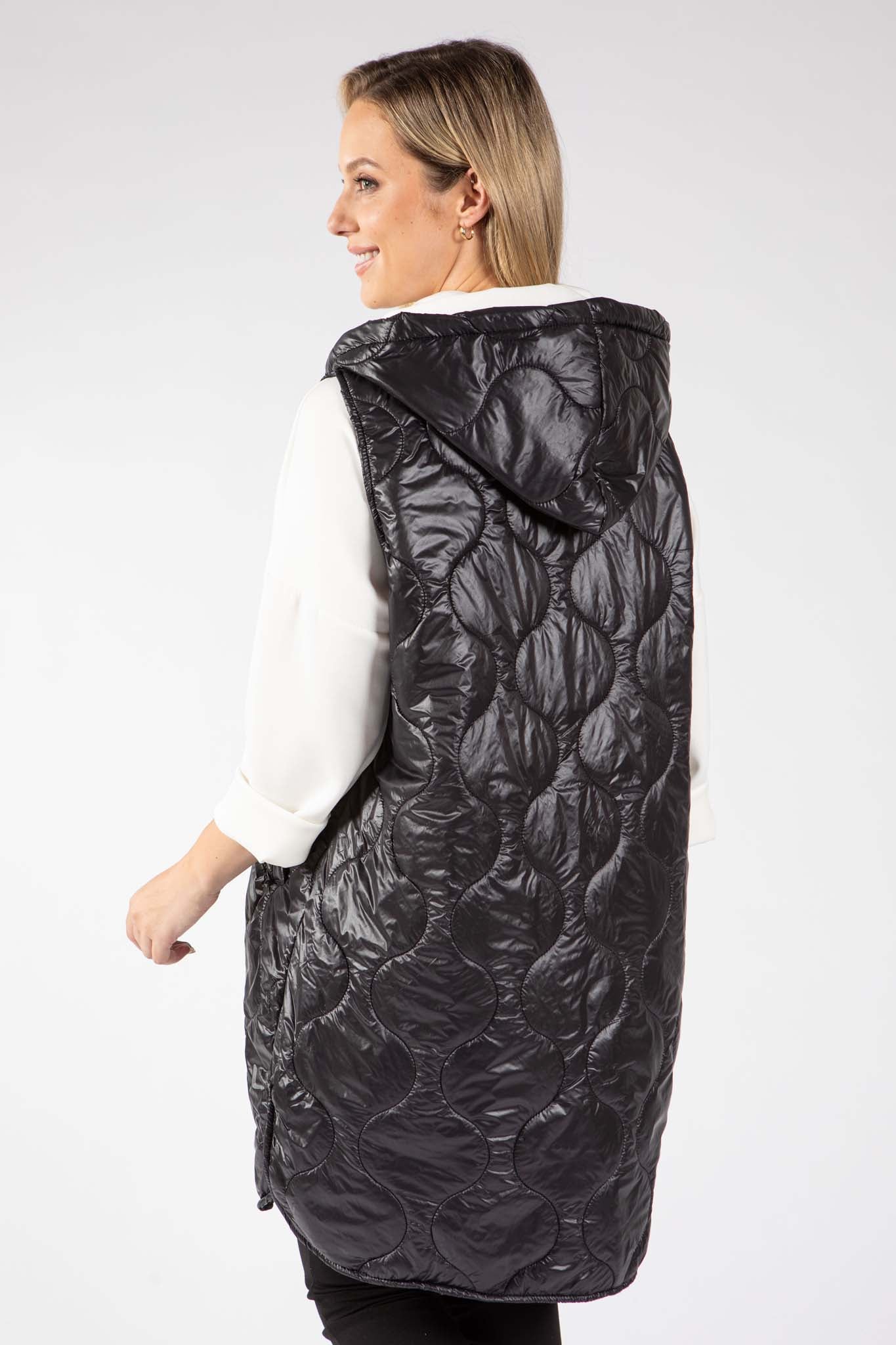 Longline Quilted Gilet