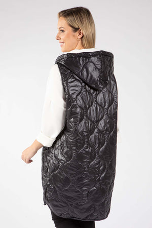 Longline Quilted Gilet