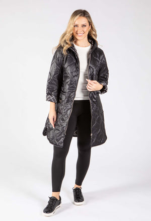 Hooded Quilted Coat