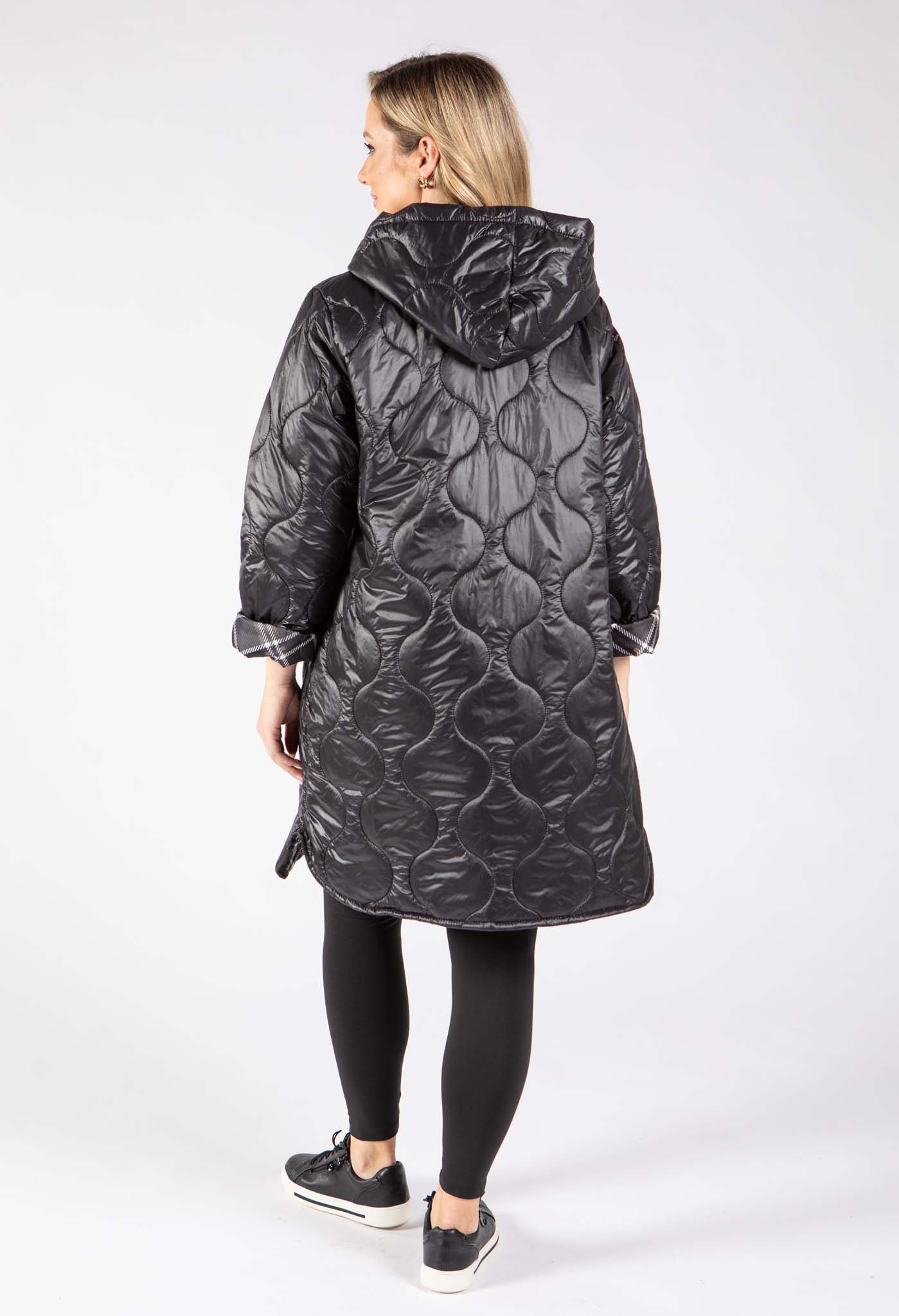 Hooded Quilted Coat