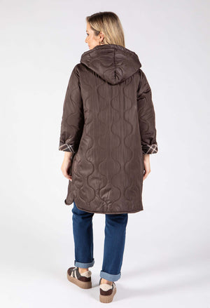 Hooded Quilted Coat