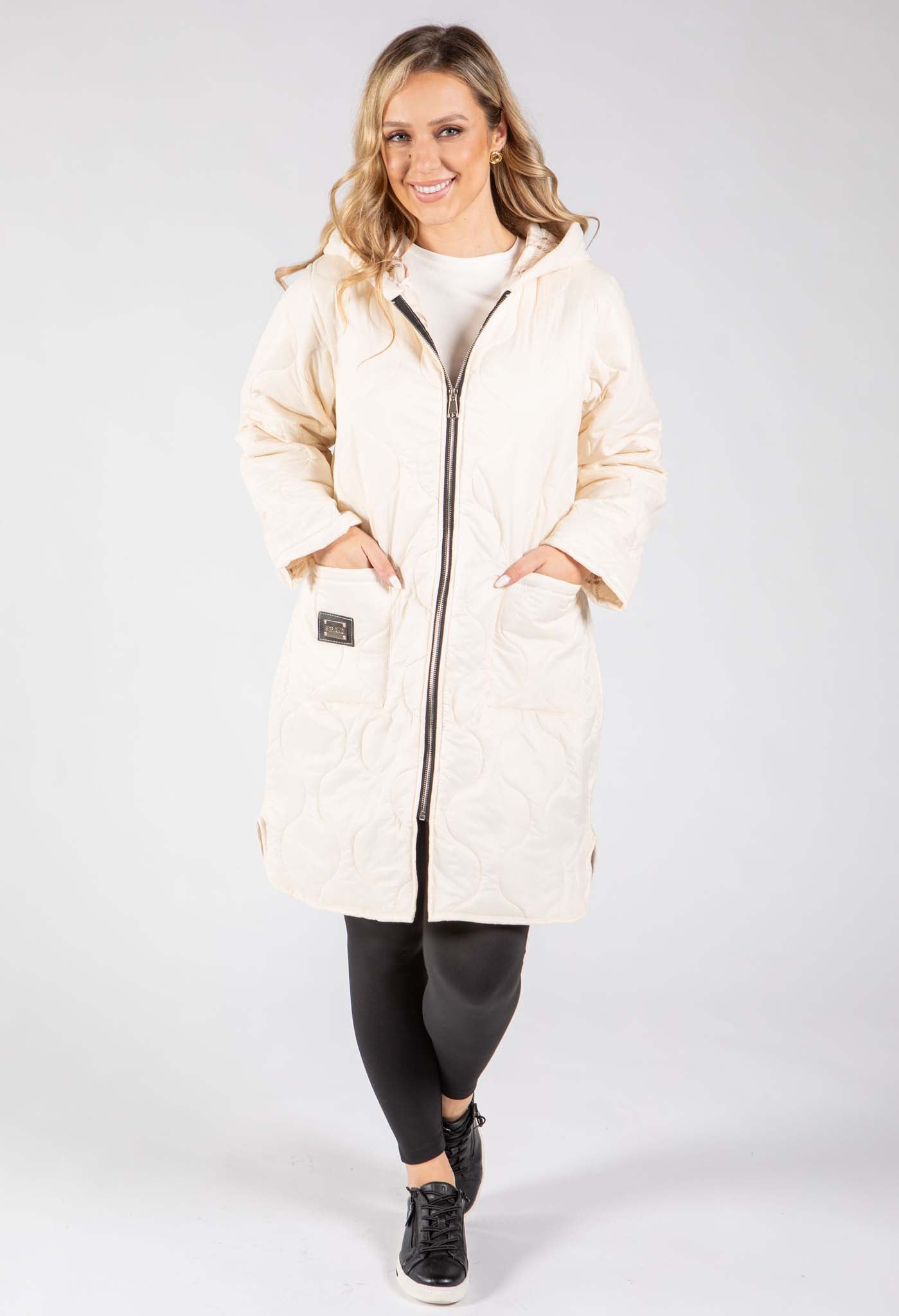 Hooded Quilted Coat