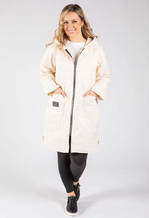 Hooded Quilted Coat