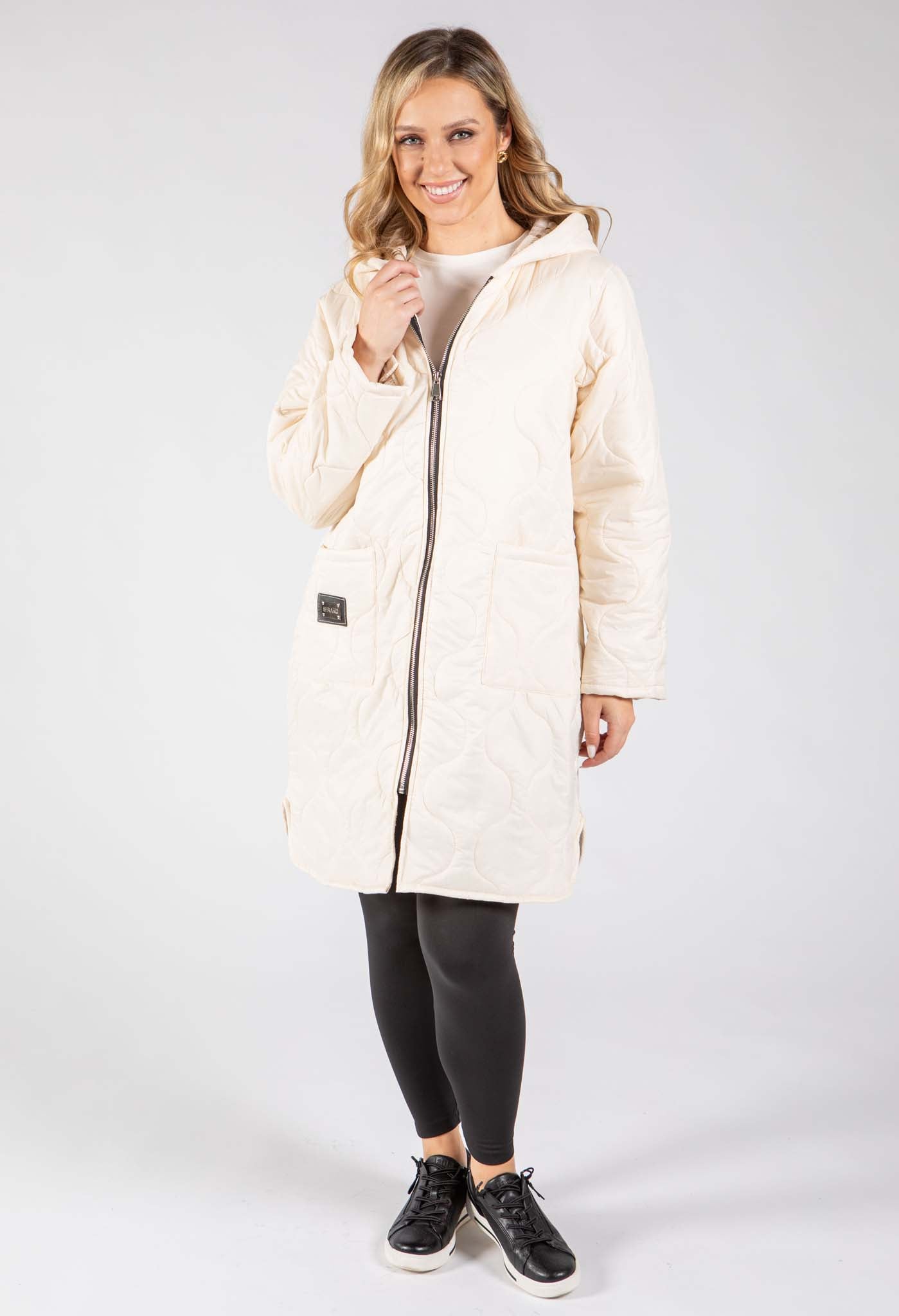 Hooded Quilted Coat