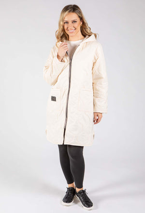 Hooded Quilted Coat