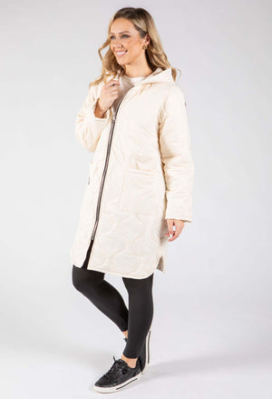 Hooded Quilted Coat