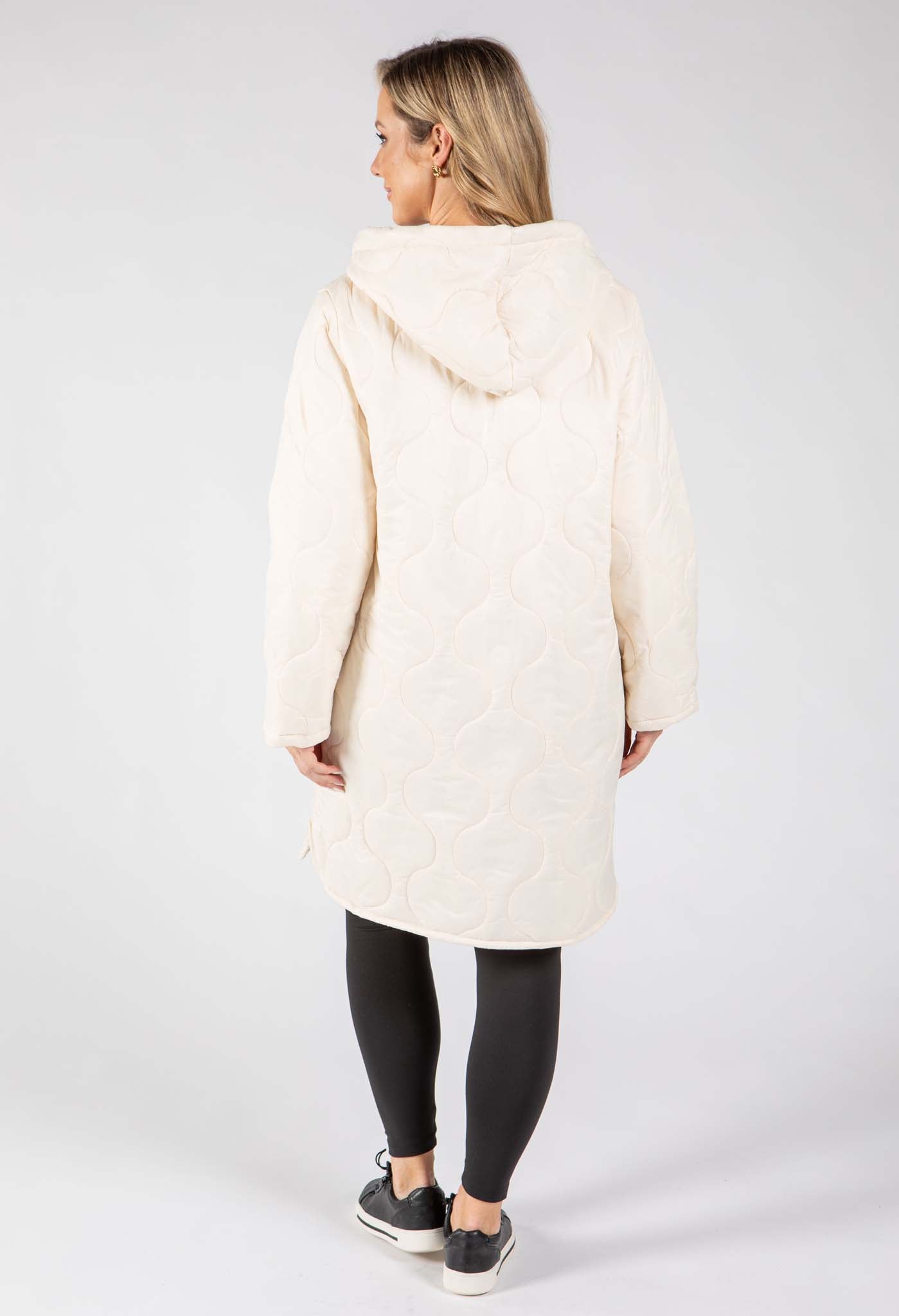 Hooded Quilted Coat