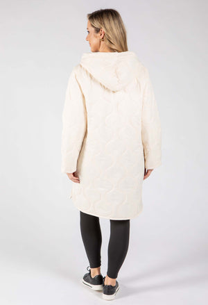Hooded Quilted Coat