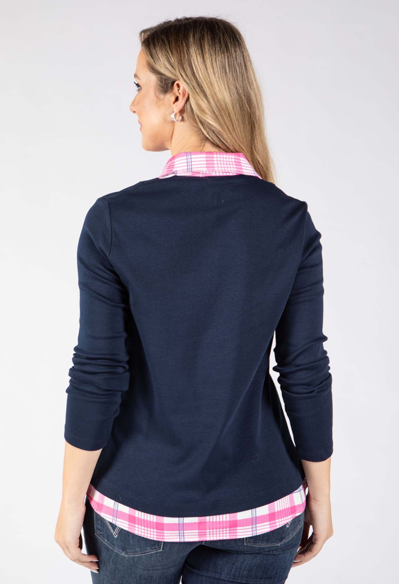 2 in 1 Check Shirt Top