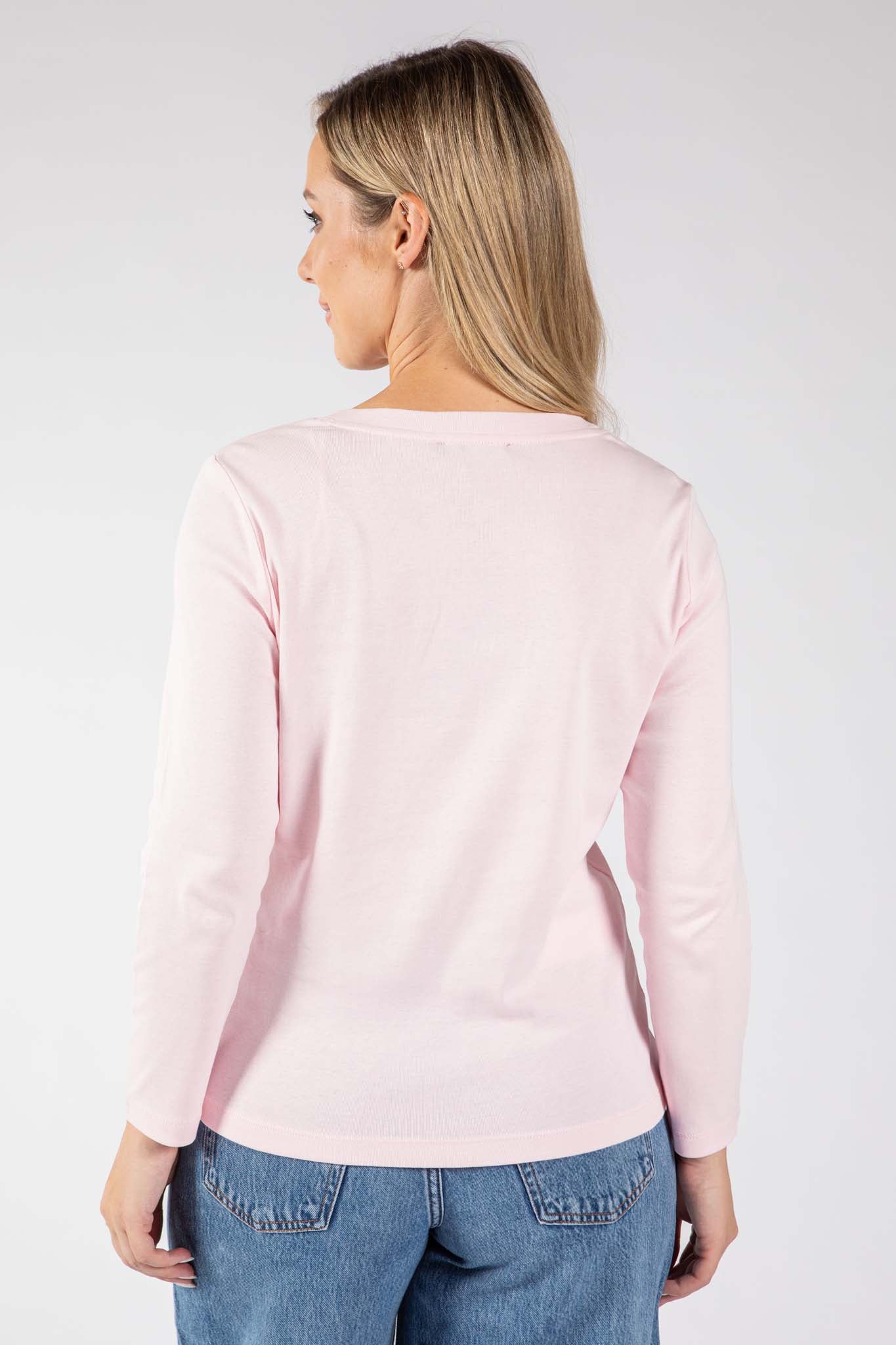 Long Sleeve V-Neck Top