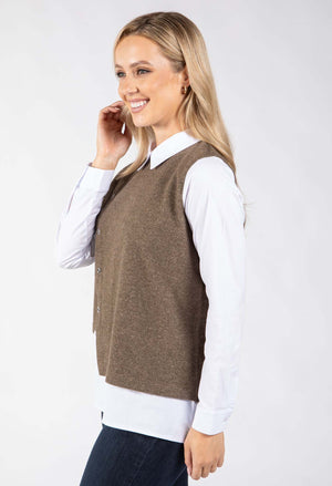 2 in 1 Button Shirt Top
