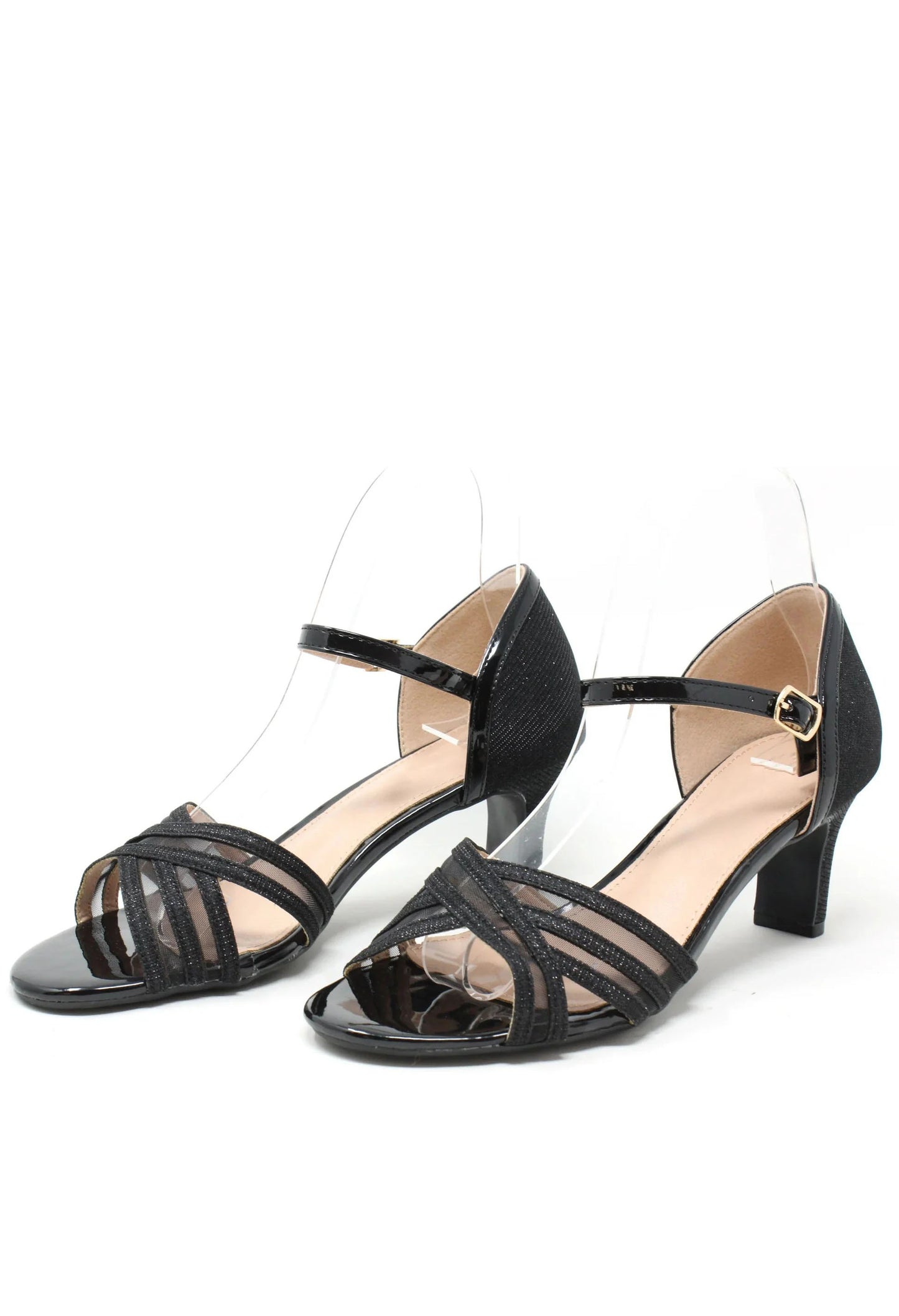 Shimmer Ribbon Heel