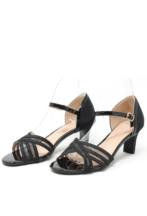 Shimmer Ribbon Heel