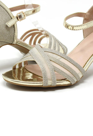 Shimmer Ribbon Heel