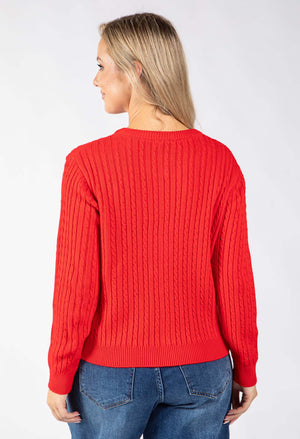 Goldy Cable Knit Cardigan