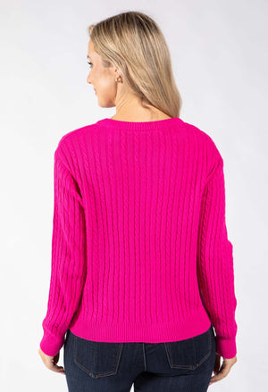 Goldy Cable Knit Cardigan