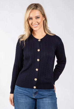 Goldy Cable Knit Cardigan