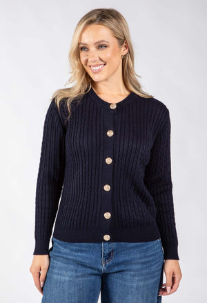 Goldy Cable Knit Cardigan