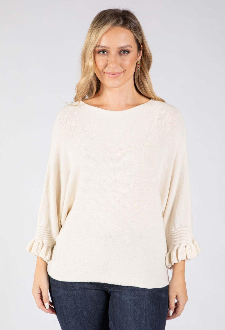 Romy Batwing Sleeve Knit Jumper