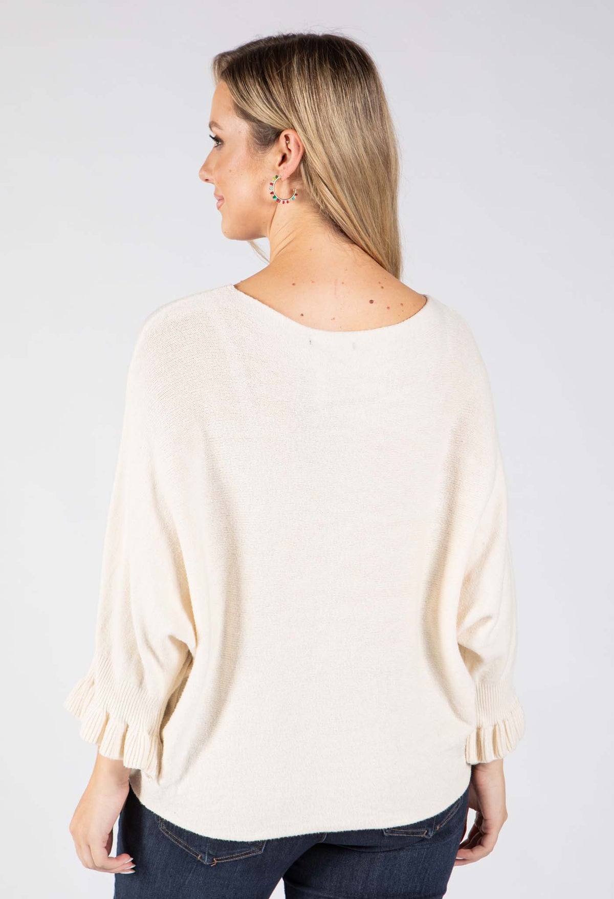 Romy Batwing Sleeve Knit Jumper