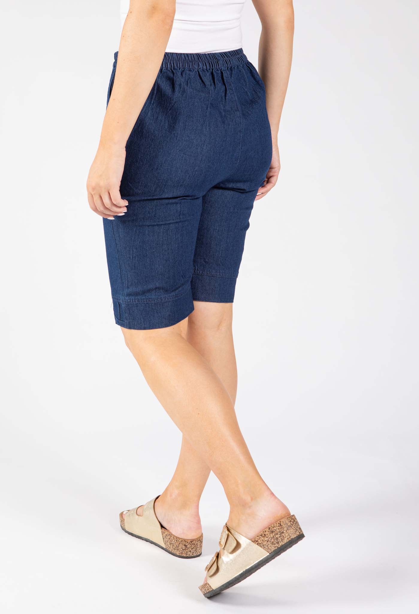 Denim Look Bermuda Shorts