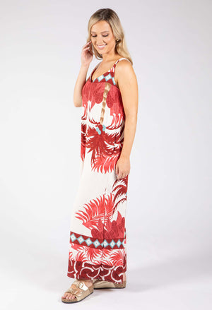 Palm Print Jumpsuit