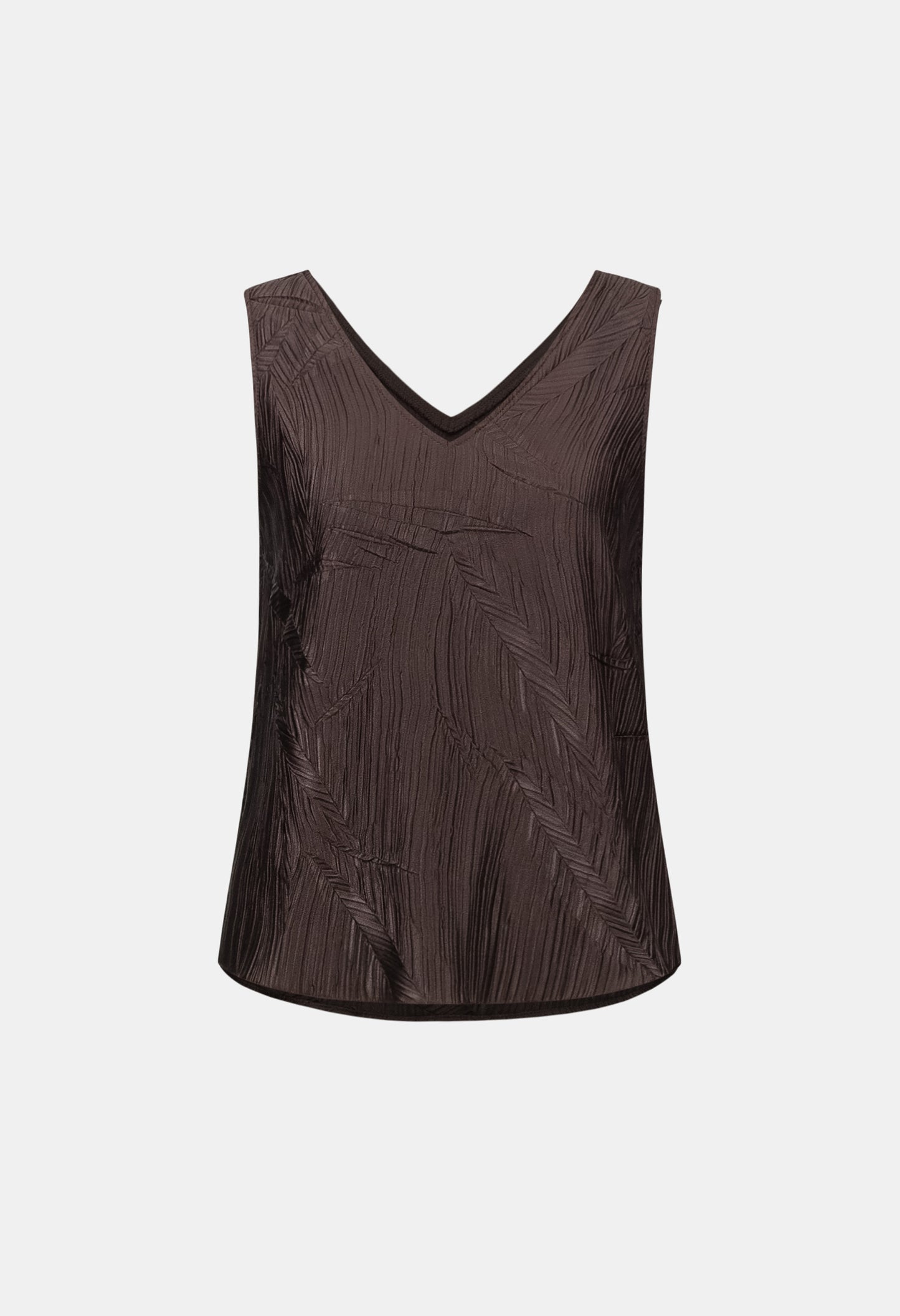 Textured V-Neck Top