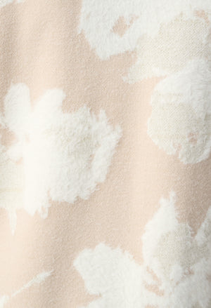 Floral Jacquard Longline Cardigan