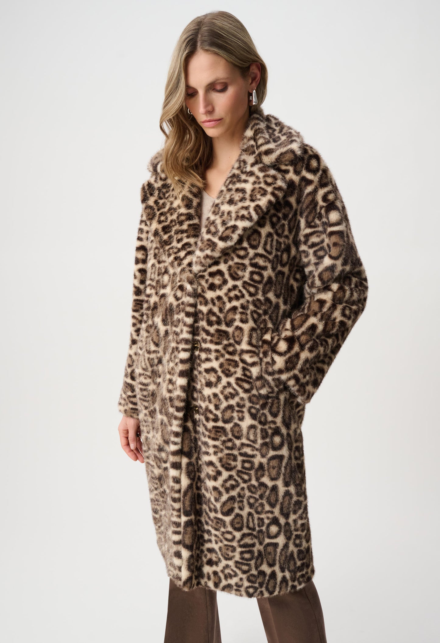 Leopard Faux Fur Coat