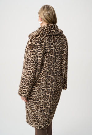 Leopard Faux Fur Coat