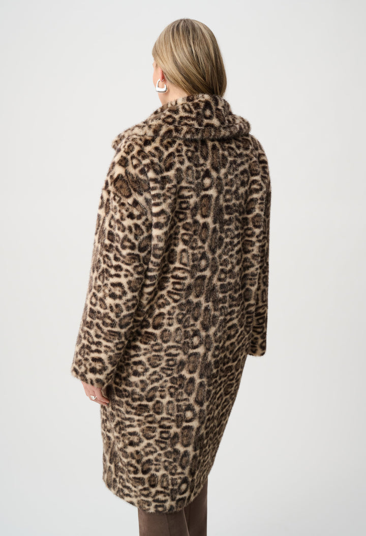 Leopard Faux Fur Coat