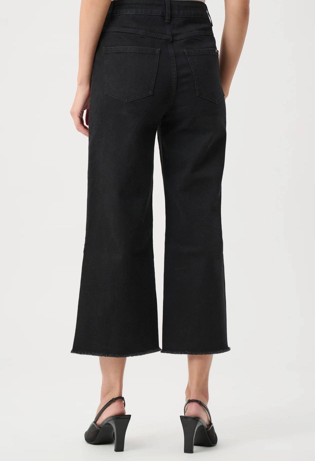 Embellished Front Seam Culotte Jeans