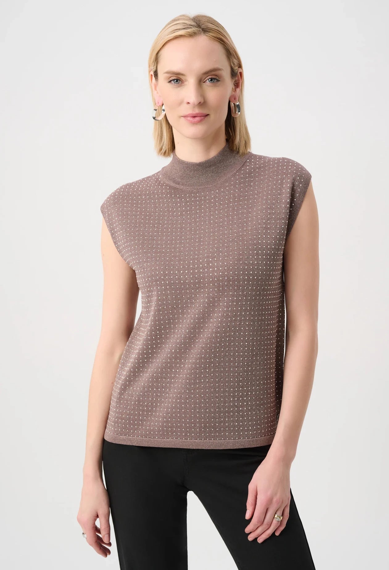 Diamante Detail Knit Top