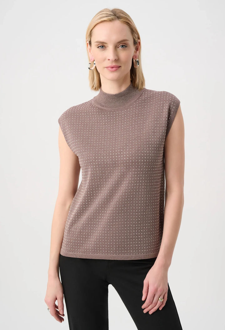 Diamante Detail Knit Top