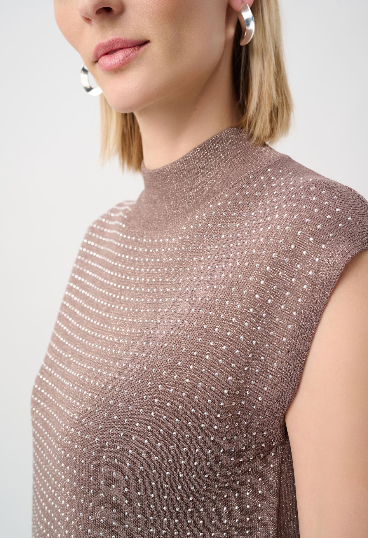 Diamante Detail Knit Top
