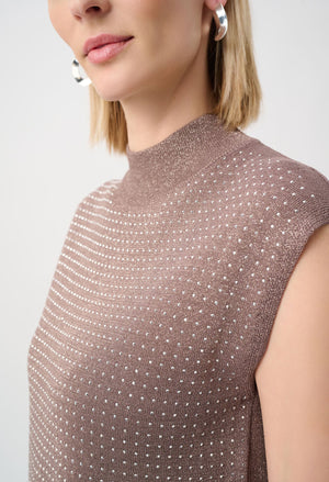 Diamante Detail Knit Top