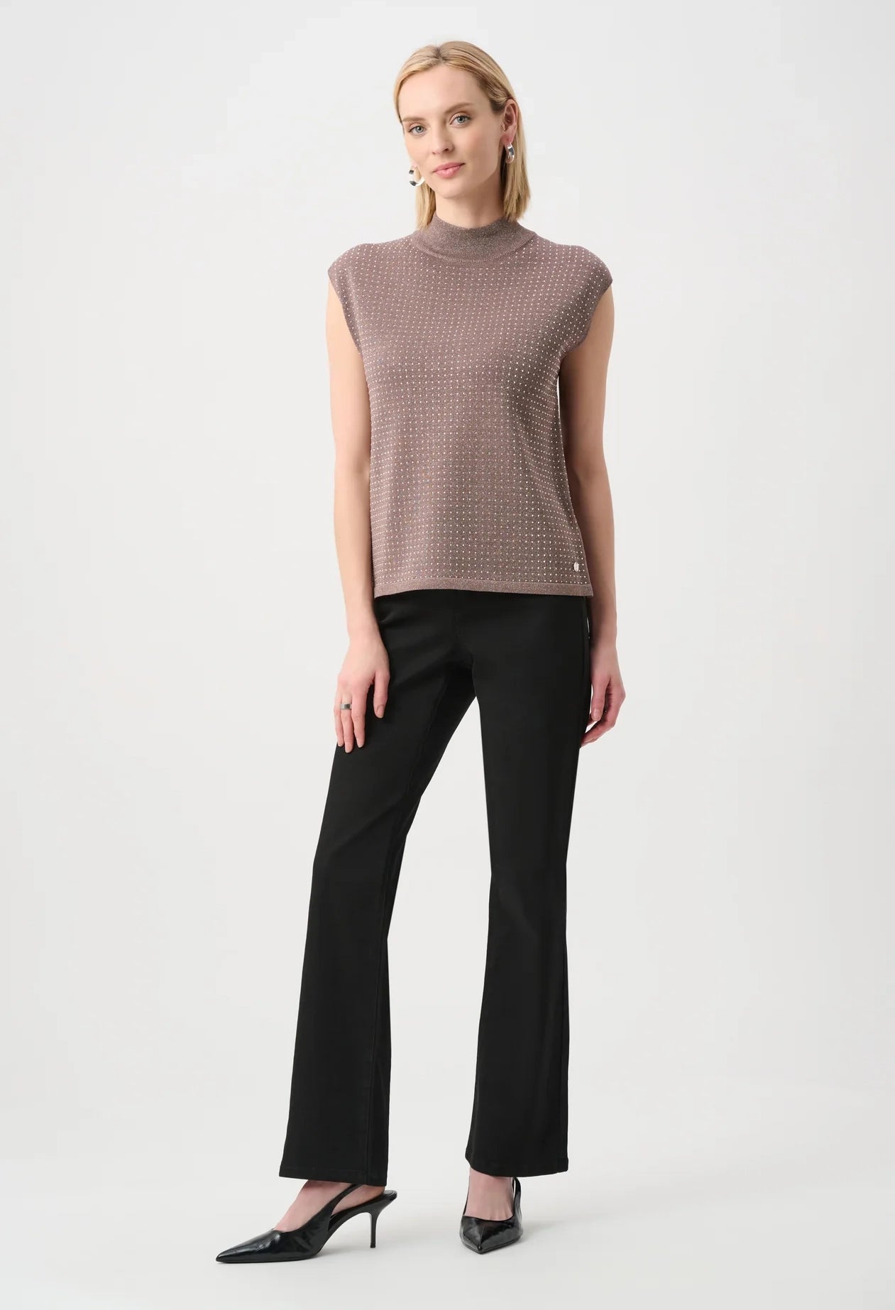 Diamante Detail Knit Top