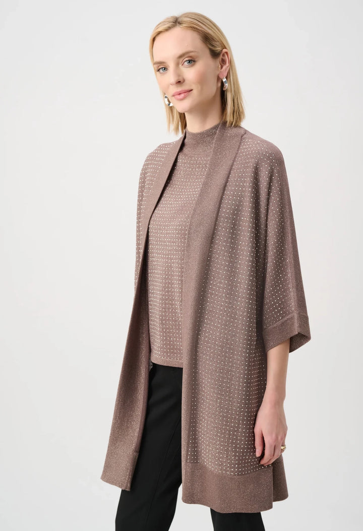 Diamante Detail Longline Cardigan