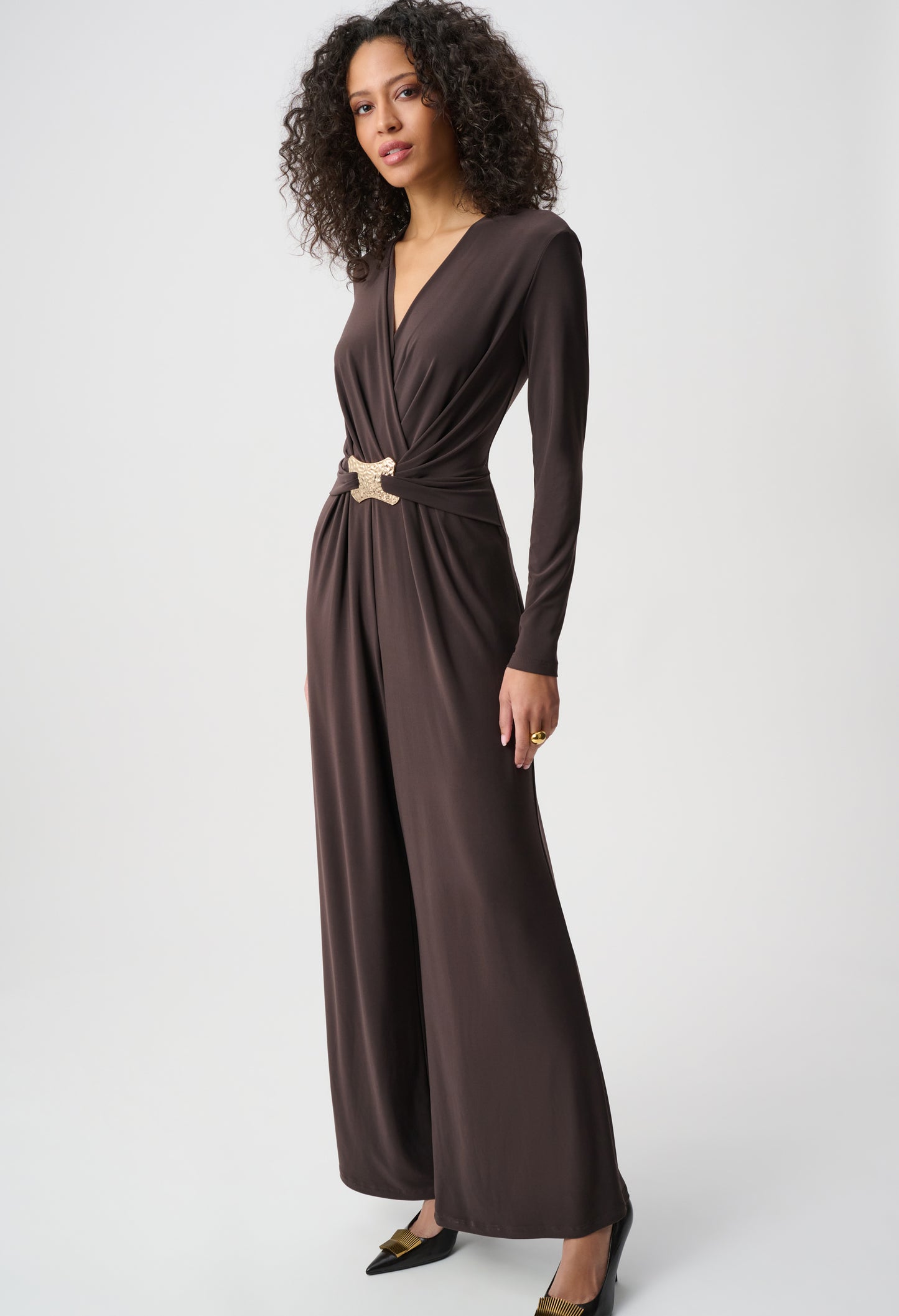 Formal V-neck Jumpsuit