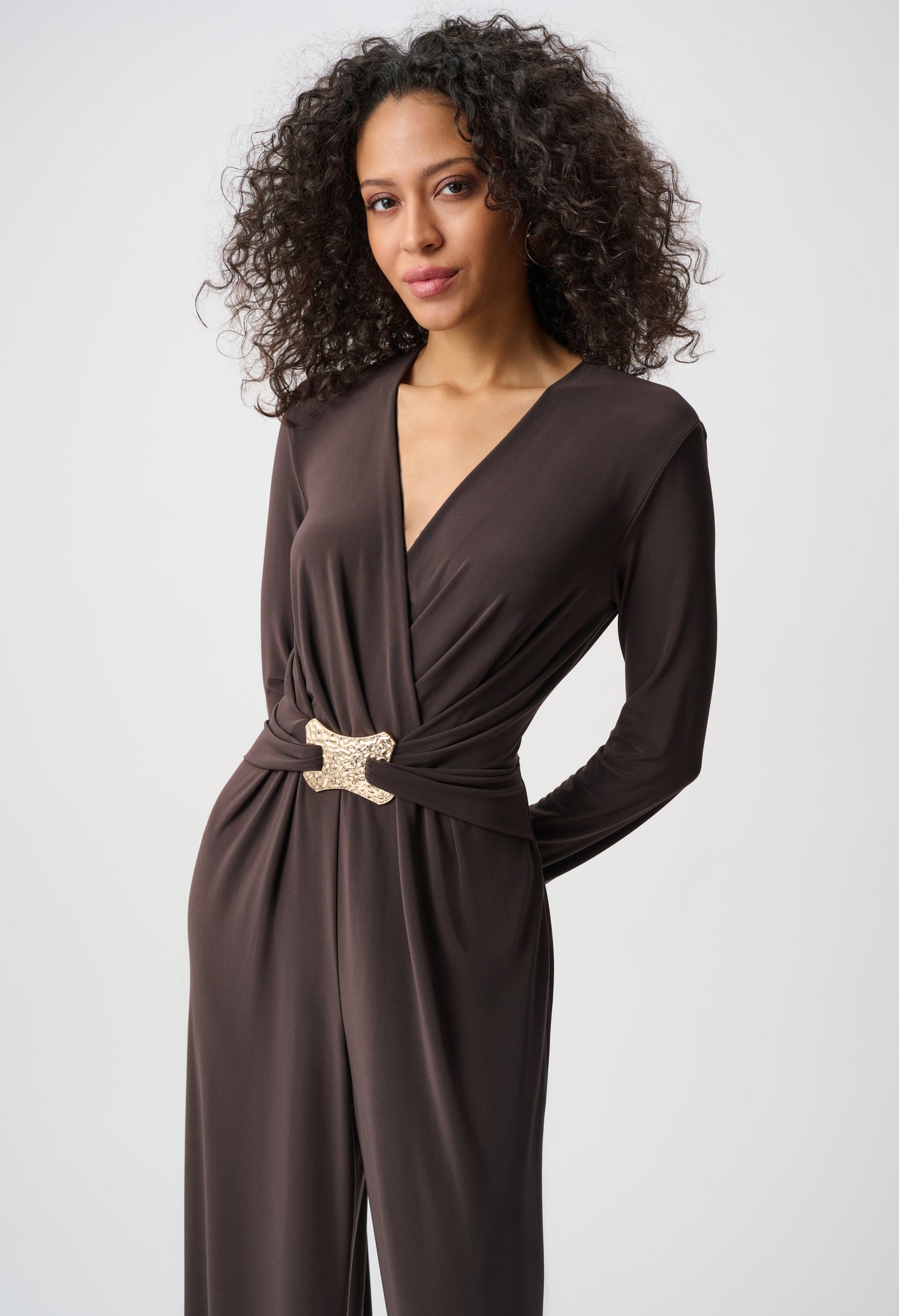 Formal V-neck Jumpsuit