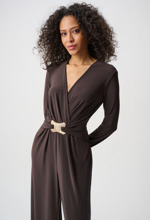 Formal V-neck Jumpsuit