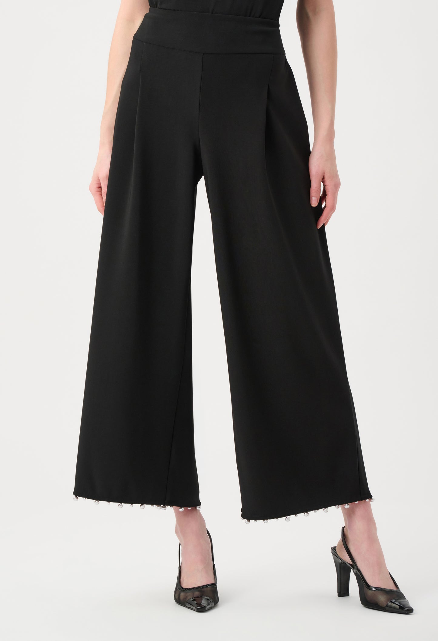 High-waisted Pleated Trousers