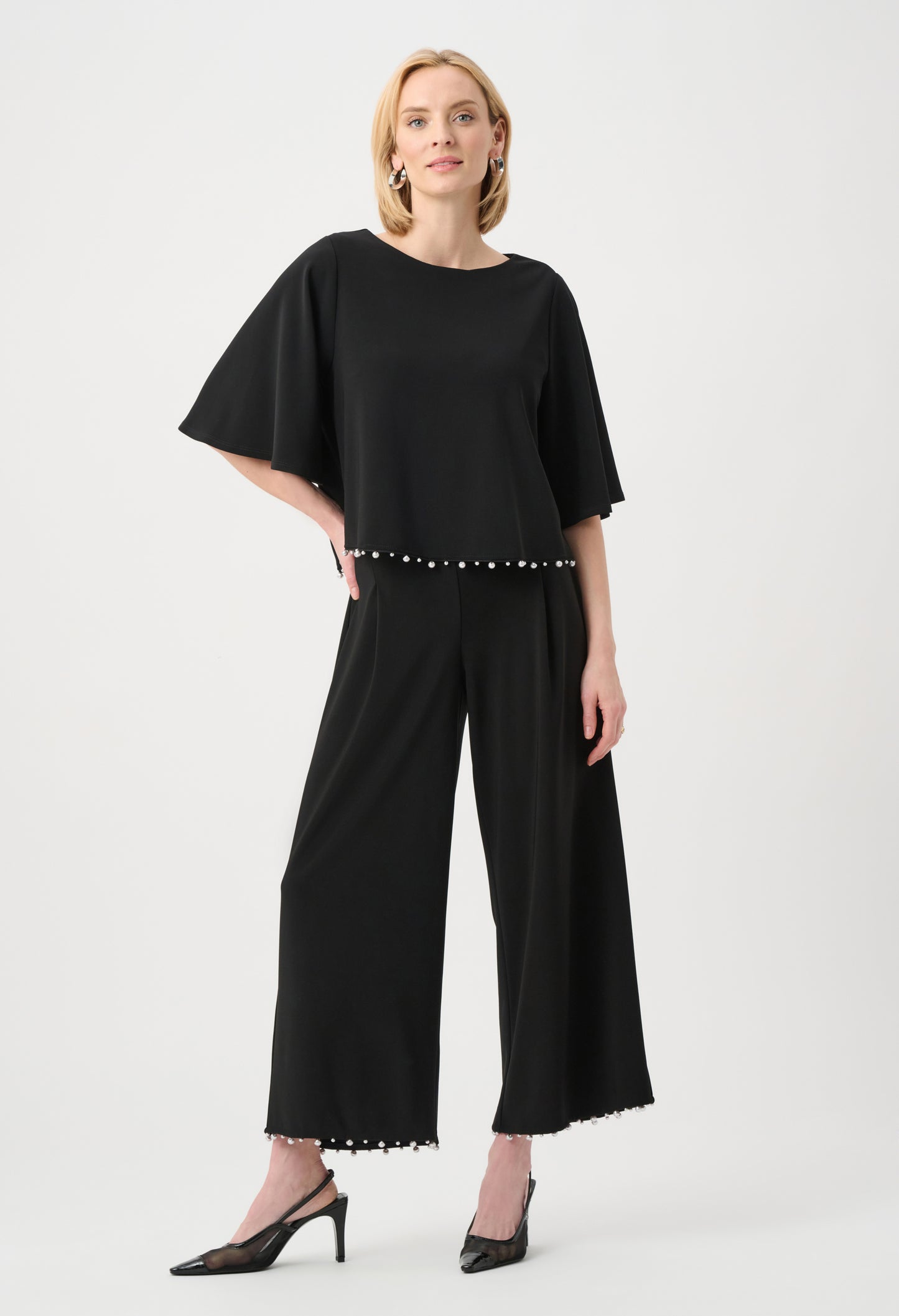 High-waisted Pleated Trousers