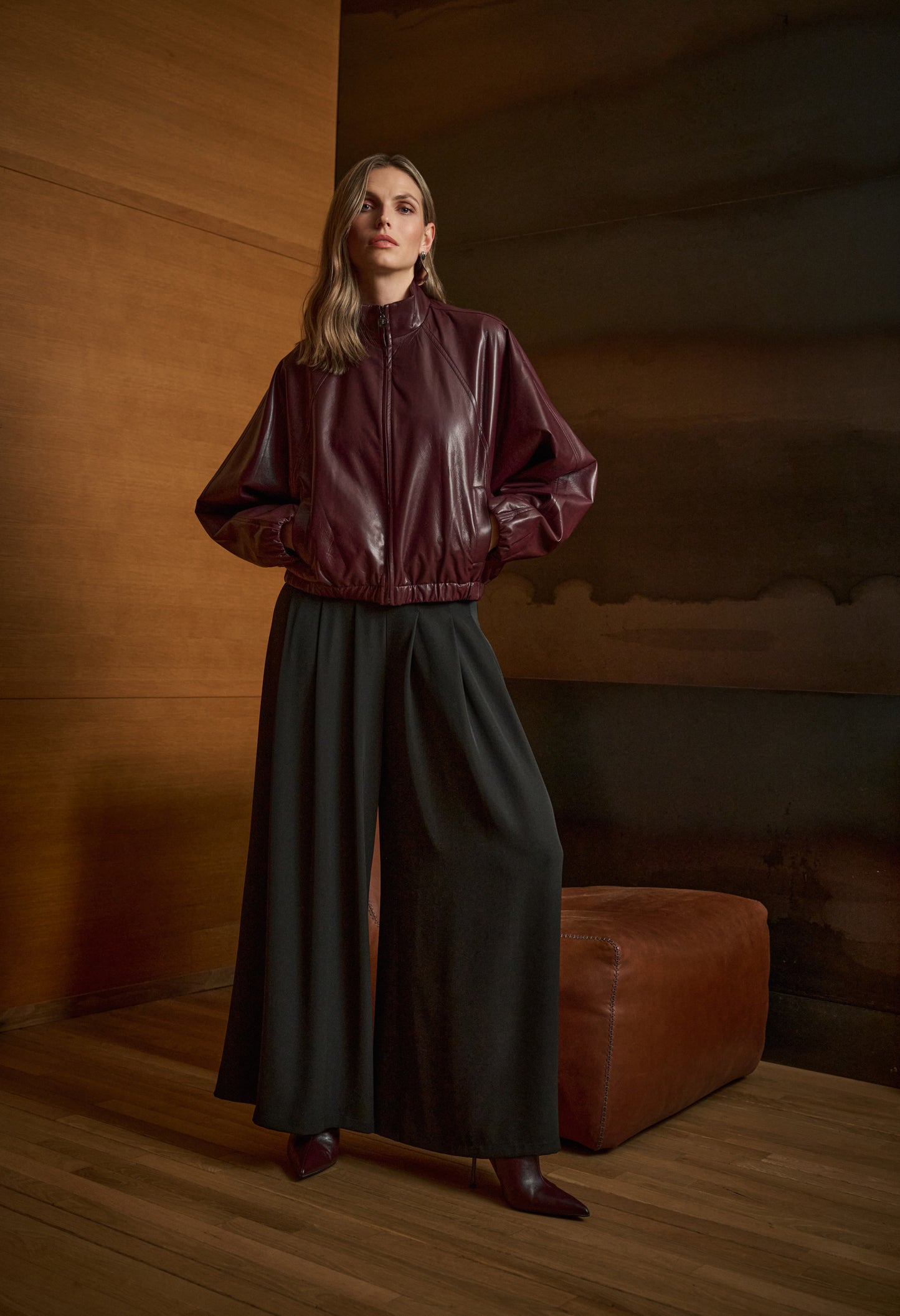 Full-length Pleated Trousers